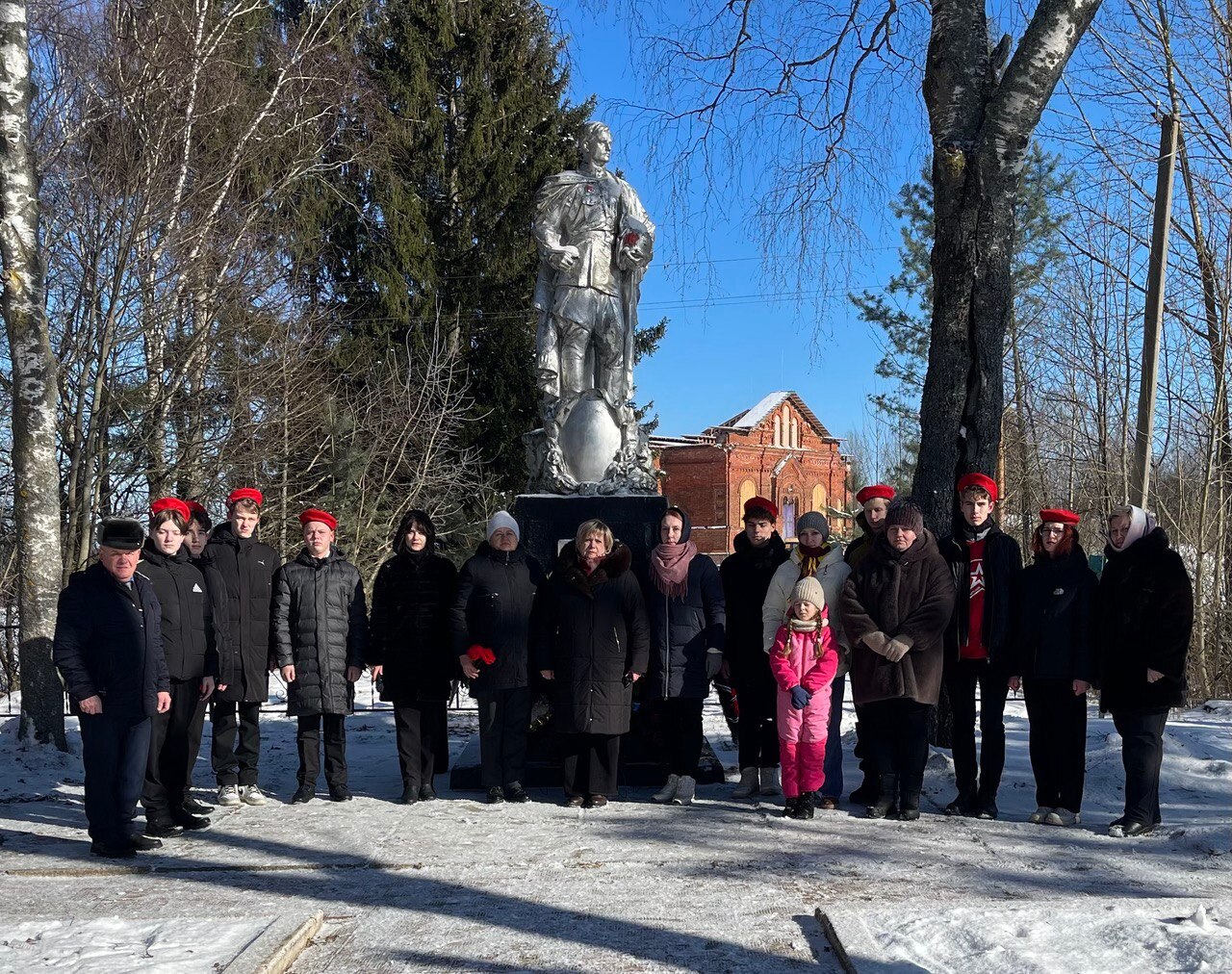 Митинг г, посвященный Дню защитников Отечества..