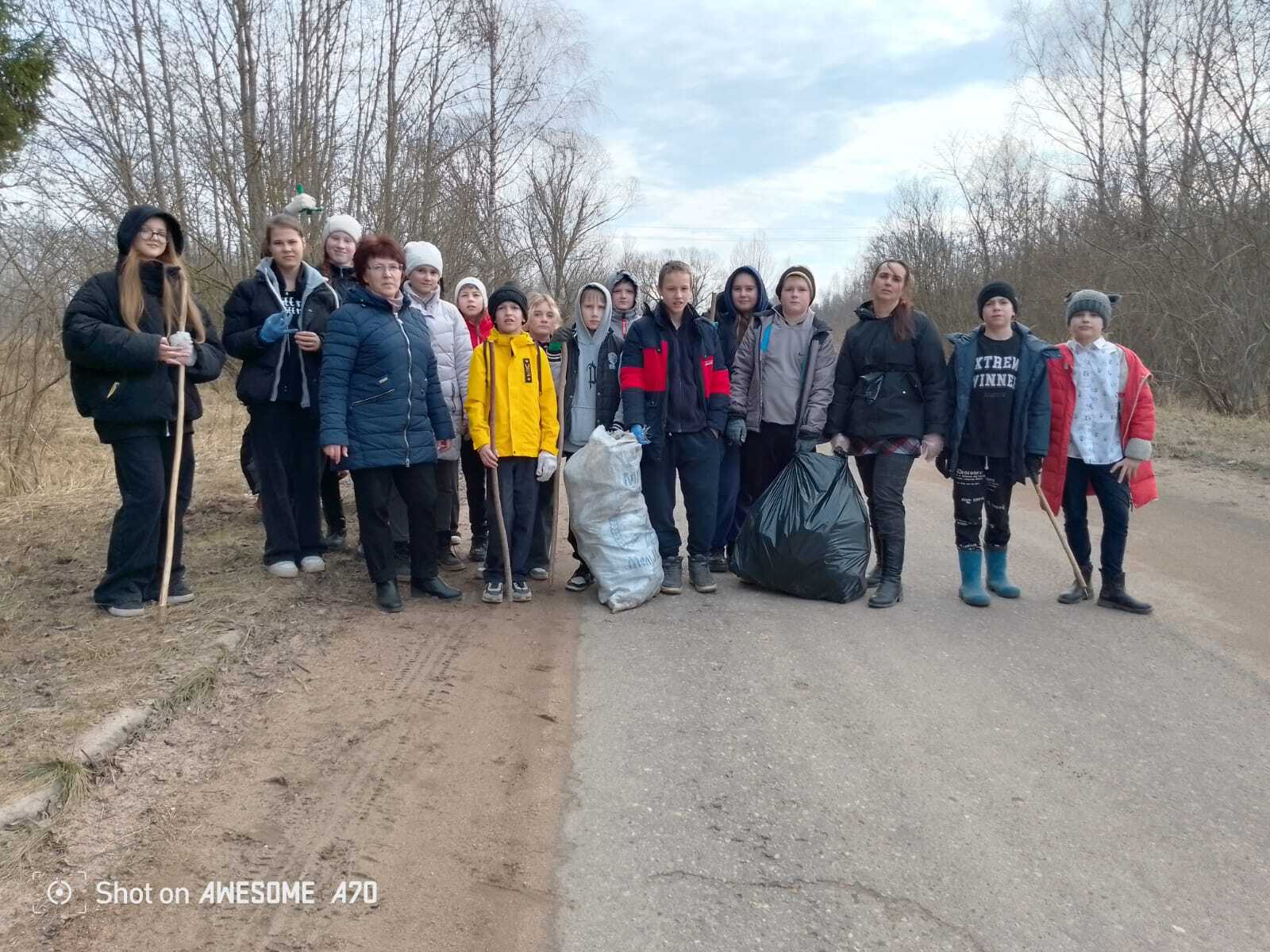 Акция &amp;quot;Чистое село&amp;quot;.